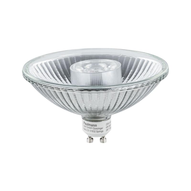 Paulmann 28901 LED Reflektor GU10 dimmbar 6,5W warmweiß dimmbar Silber