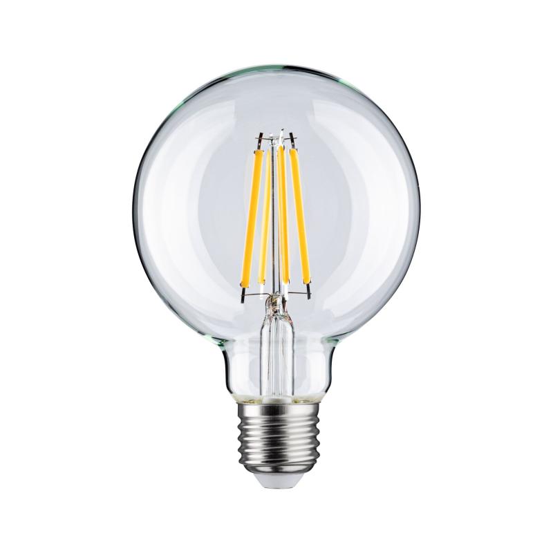 Paulmann 28970 Filament E27 LED Globe retro G95 9W warmweiß dimmbar Klar