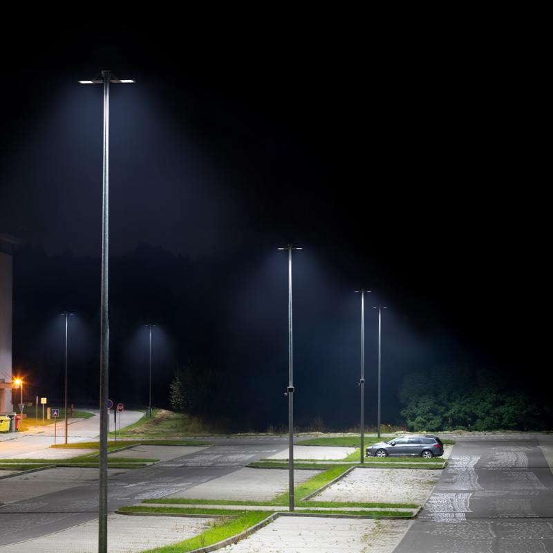 LEDVANCE FLOODLIGHT FLEX ASYMMETRIC 55x120 – LED Außenfluter C5 IP66 MULTI SELECT 52.000 lm 3000K 360W – Hochleistungs-Industrieleuchte