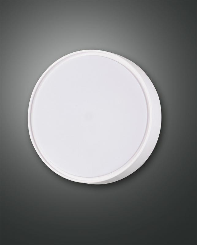 Fabas Luce 3226-61-102 Hatton Außen-Deckenleuchte E27 Ø250mm IP65 Weiß