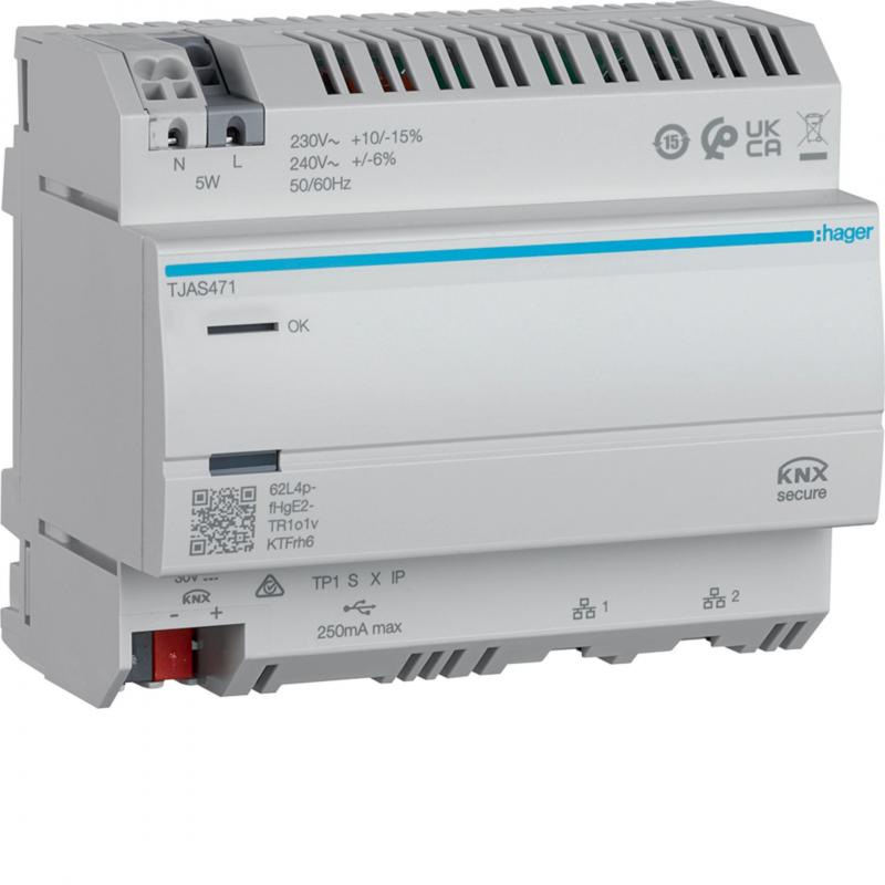 Hager domovea plus - Visualisierungsserver mit KNX easy, IoT und Matter-Standard