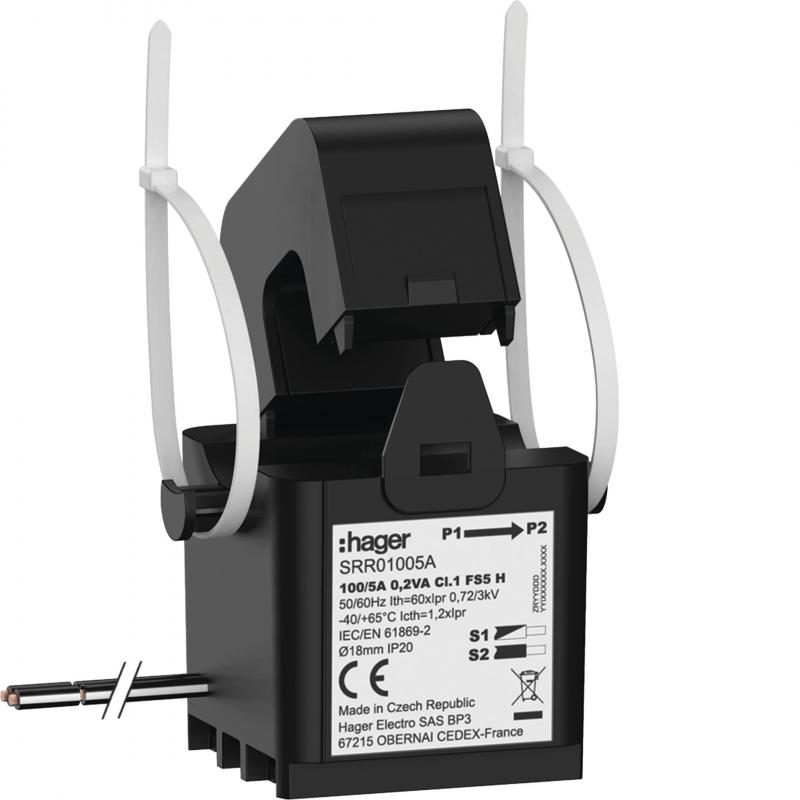 Hager SW SC1 18mm 100/5A 0.2VA Kl.1