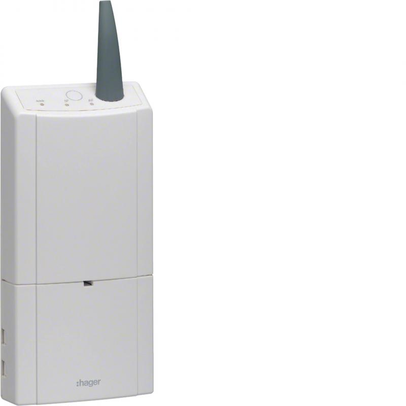Hager Medienkoppler, weiß, KNX