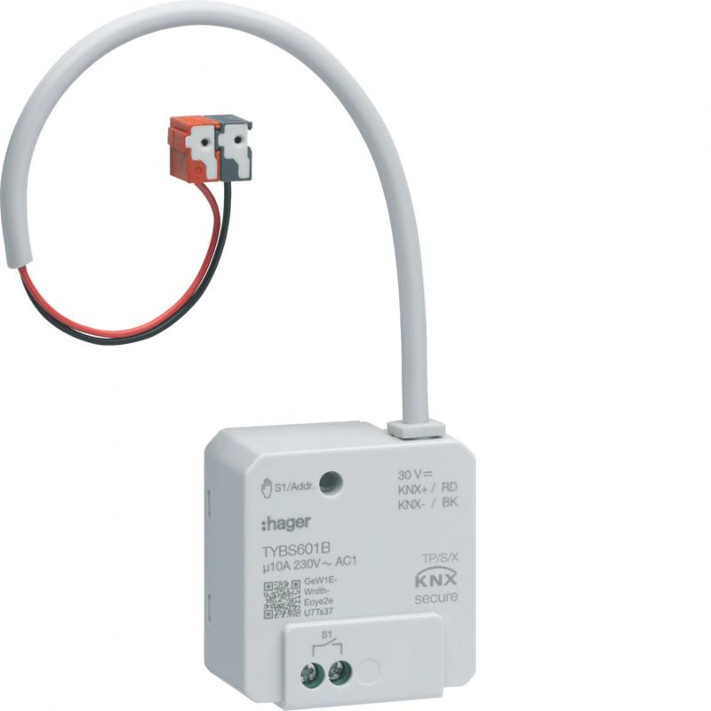Hager Schaltaktor 1f, 10A / 230V~, KNX Sec, UP