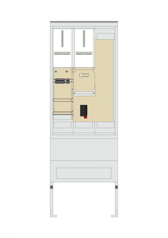Hager ZAW,Univ.N,1355x780x315mm,Ost