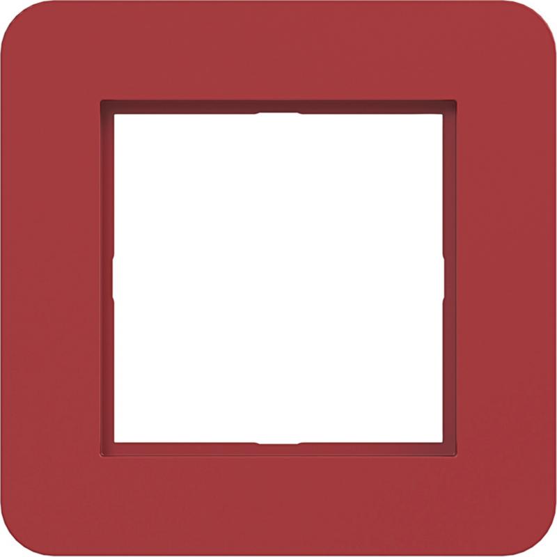 Hager Rahmen 1fach C.8 rot glänzend