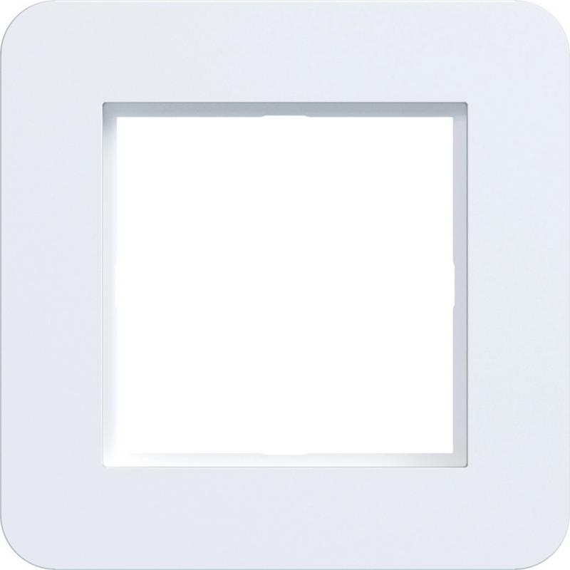 Hager LED-Rahmen 1fach C.8 lichtweiß glänzend