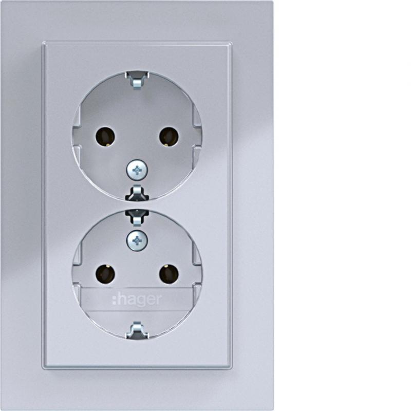 Hager D-STD SCHUKO ADP ho. A.1 titan met la