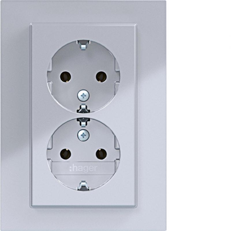 Hager D-STD SCHUKO ADP ho. A.8 titan met la