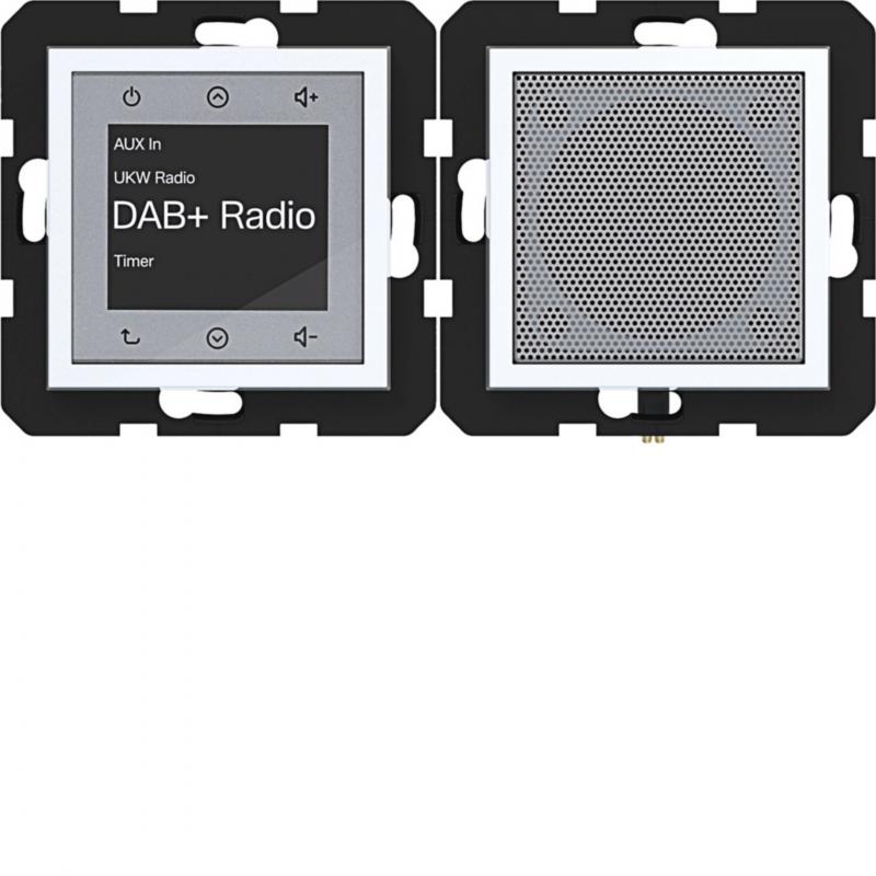 Hager Radio Touch DAB+ Lspr. A.x/C.x lweiß gl