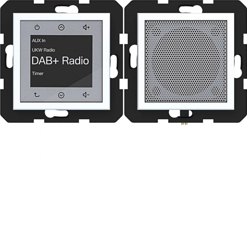 Hager Radio Touch DAB+ Lspr. A.x/C.x lweiß ma