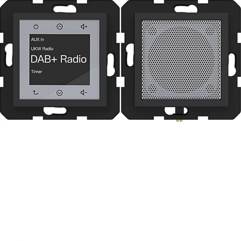 Hager Radio Touch DAB+ Lspr. A.x/C.x schw ma