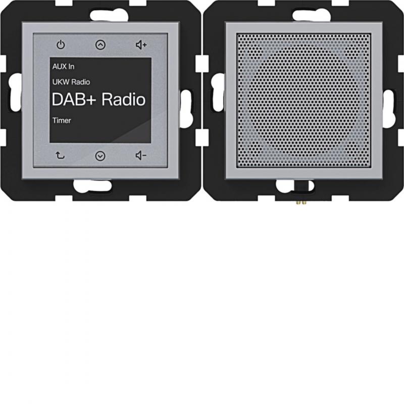 Hager Radio Touch DAB+ Lspr. A.x/C.x titan met
