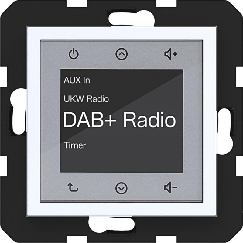 Hager Radio Touch DAB+ A.x/C.x lichtweiß glänz