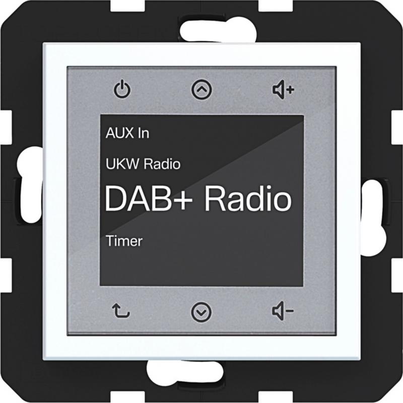 Hager Radio Touch DAB+ A.x/C.x lichtweiß matt