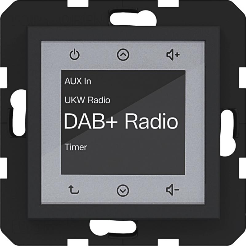 Hager Radio Touch DAB+ A.x/C.x schwarz matt