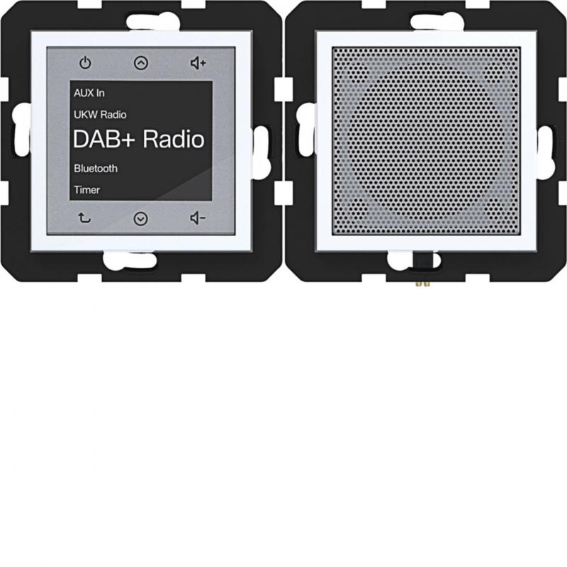 Hager Radio Touch DAB+ BT Lspr A.x/C.x lw gl