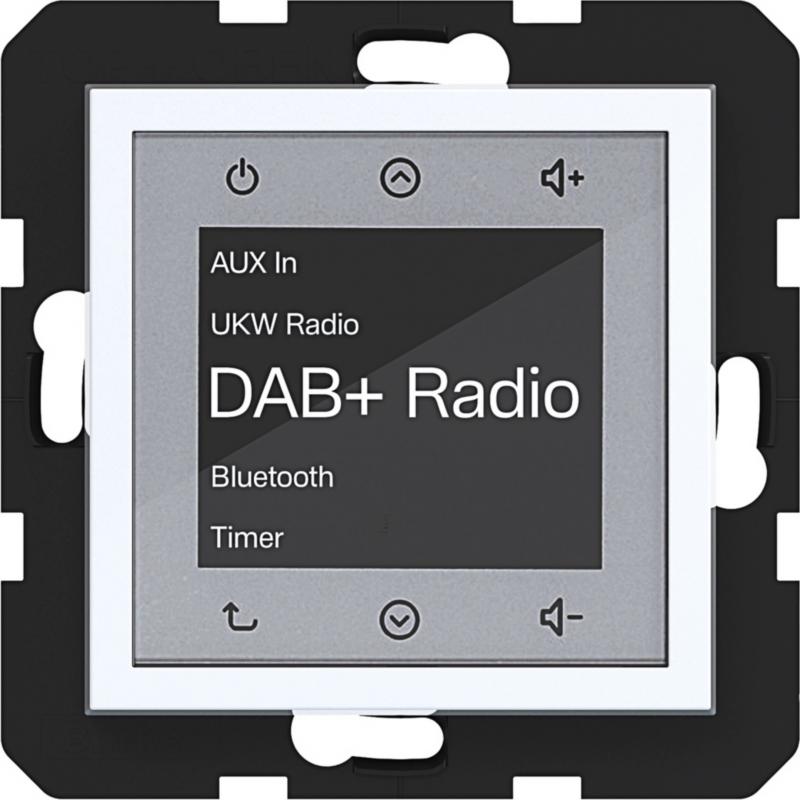 Hager Radio Touch DAB+ BT A.x/C.x lweiß glänz