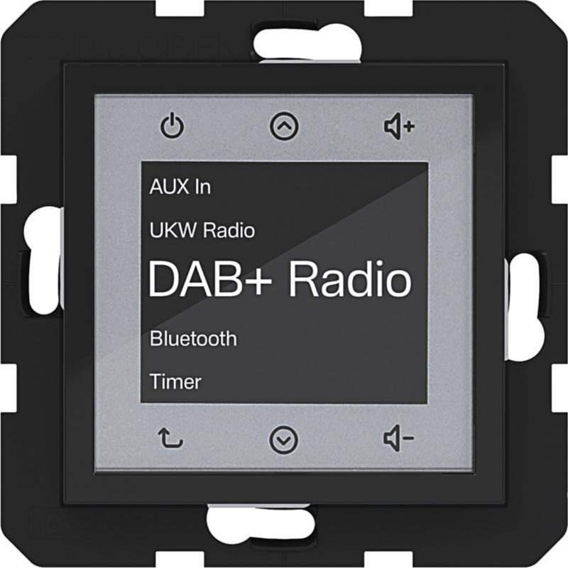 Hager Radio Touch DAB+ BT A.x/C.x schwarz gl