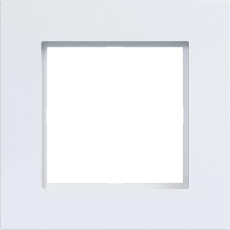 Hager Rahmen 1fach A.8 lichtweiß glänzend