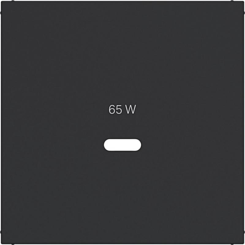 Hager Zentralst. f. USB-C PW Ax/Cx schw matt