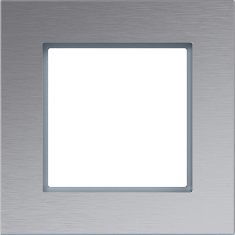 Hager RA 1f. A.8 al matt Aluminium gebürstet