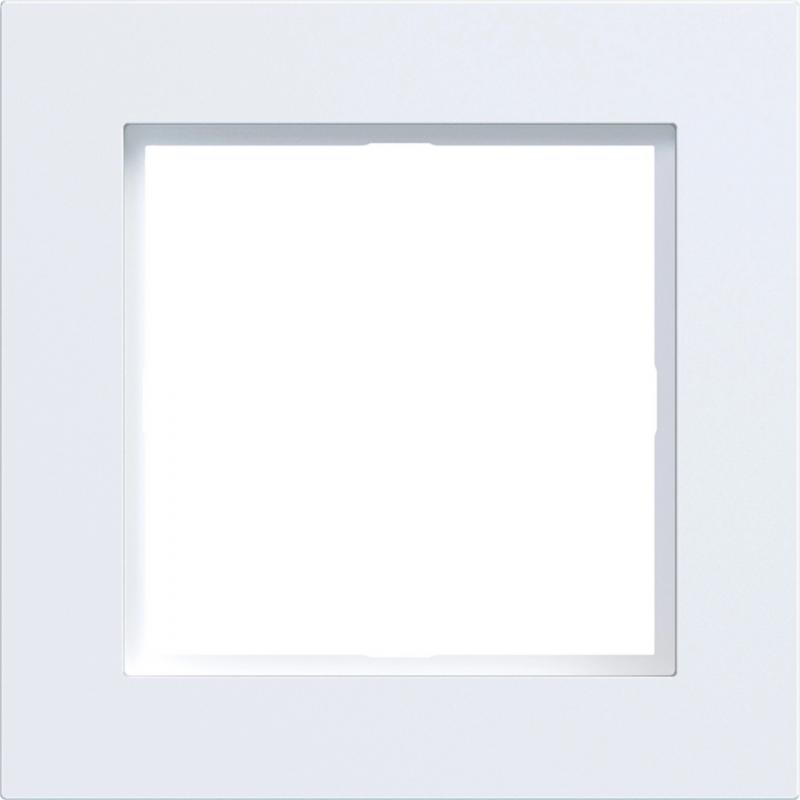 Hager LED-Rahmen 1fach A.1 lichtweiß glänzend