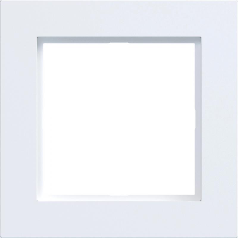 Hager LED-Rahmen 1fach A.1 lichtweiß matt