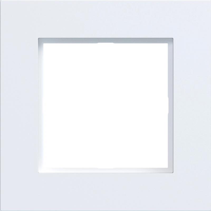Hager LED-Rahmen 1fach A.8 lichtweiß gl