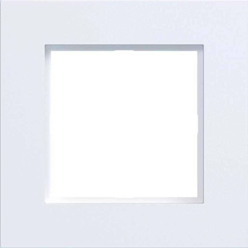 Hager LED-Rahmen 1fach A.8 lichtweiß matt