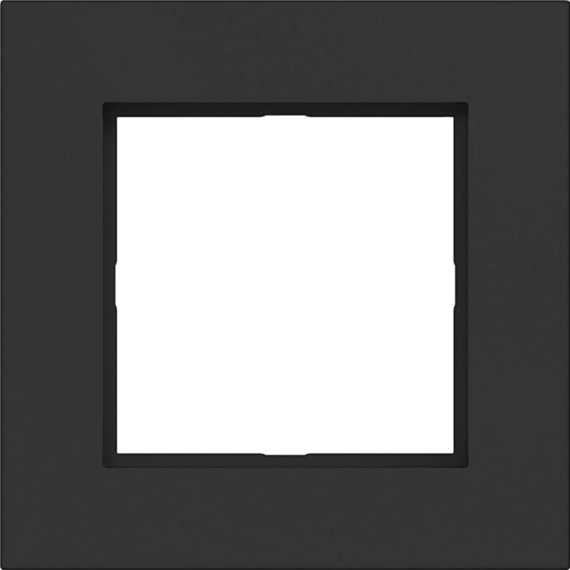 Hager LED-Rahmen 1fach A.8 nachtschwarz matt