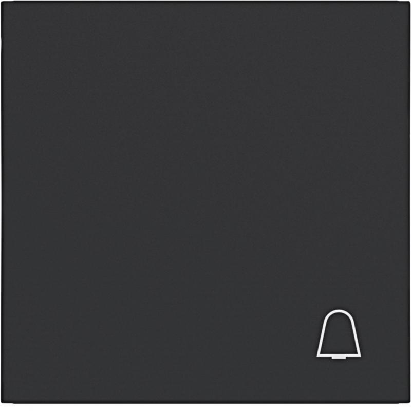 Hager WI 1f Aufdr. Klingel Ax/Cx schwarz matt
