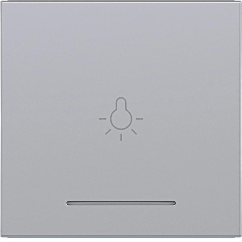 Hager WI 1f Aufdr. Licht Ax/Cx titan met lack