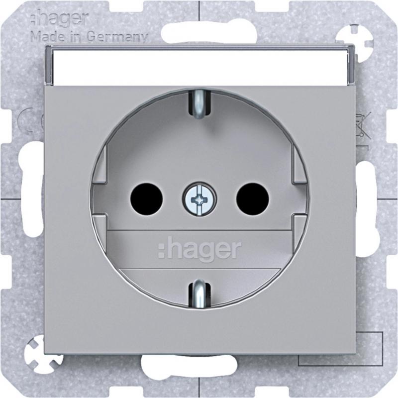 Hager SD SCHUKO BF EHBS Ax/Cx titan met lack
