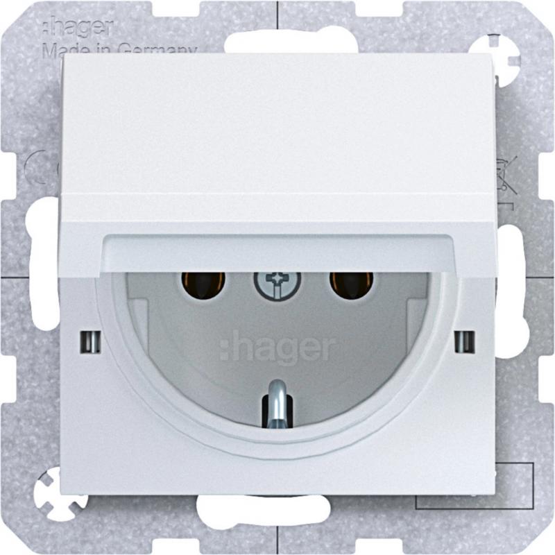 Hager Std. SCHUKO KLD arret. SK Ax/Cx liwß mt