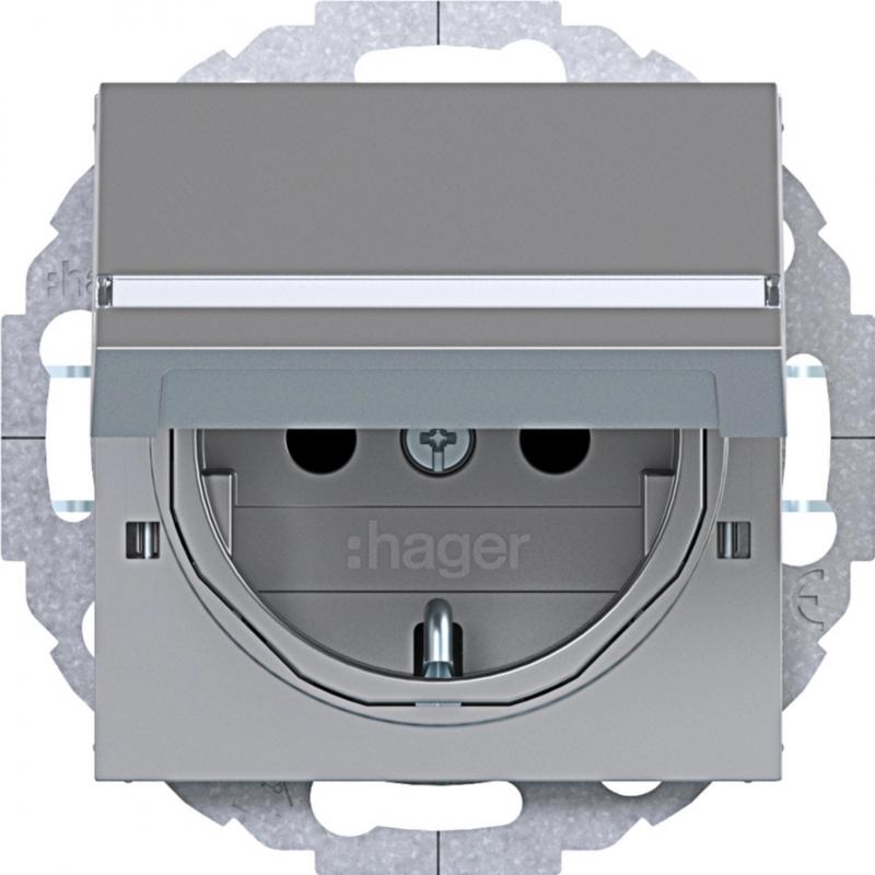 Hager SD SCHUKO KLD BF EHBS Ax/Cx titan mt la