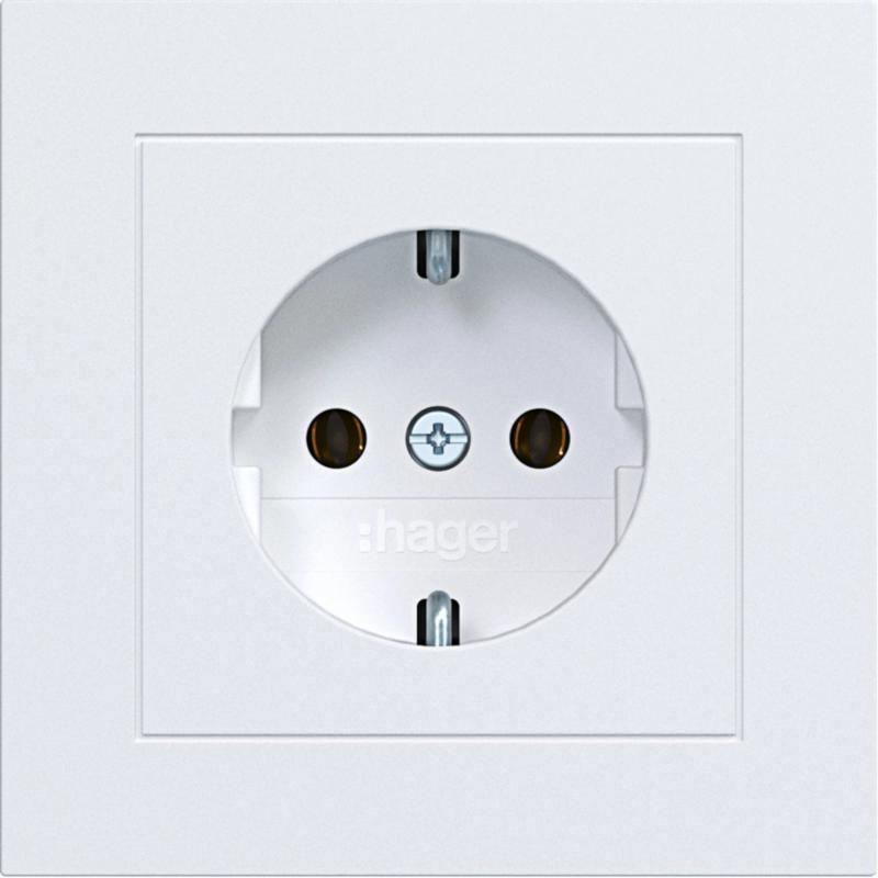 Hager Std. SCHUKO Abd.pl. St.-kl. A.1 liwß mt