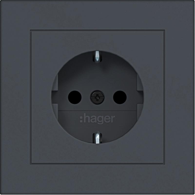Hager SD SCHUKO ADP erh. BS SK A.1 ant mt lack