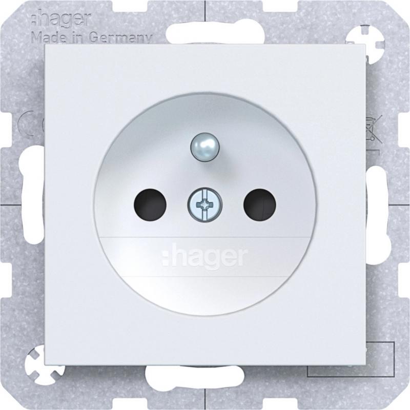 Hager Std. m. Schutzk.st. EHBS Ax/Cx liweiß mt