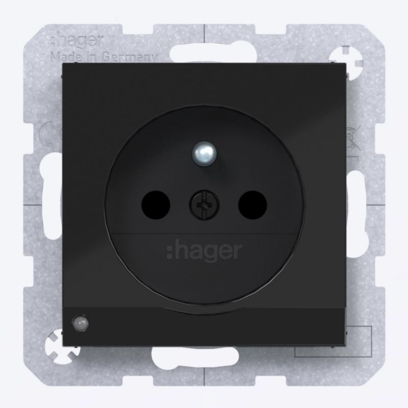 Hager STD SKT LED-O.Li EHBS SLKL Ax/Cx sw gl
