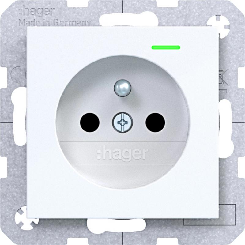 Hager SD Sch.kt.st. u. LED EHBS Ax/Cx lweiß gl