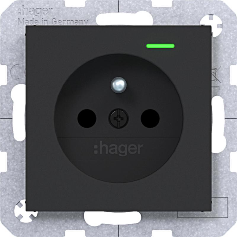 Hager SD Sch.kt.st. u. LED EHBS Ax/Cx sw matt
