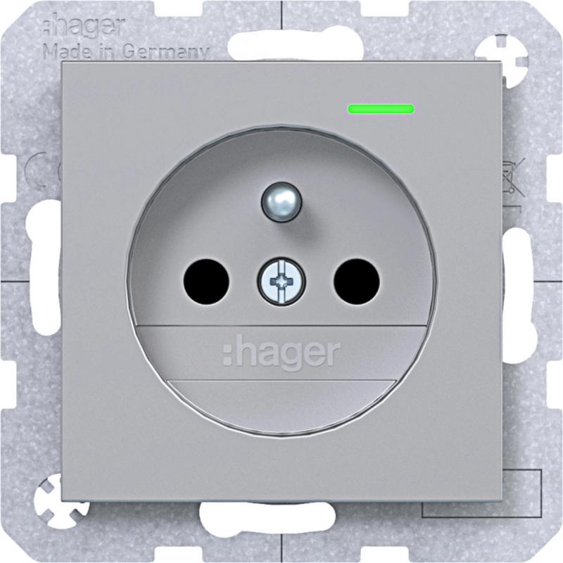 Hager SD Sch.kt.st. u. LED EHBS Ax/Cx tit met