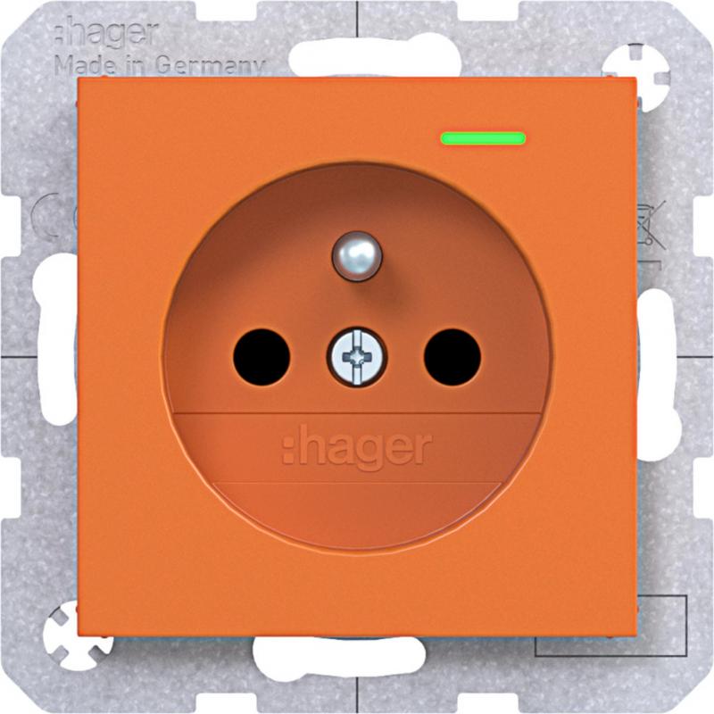 Hager STD SKT K-LED EHBS SLK Ax/Cx orange gl