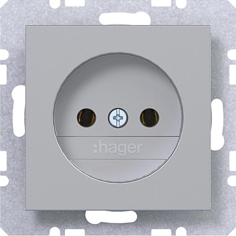 Hager Std. o. Schutzk. Ax/Cx titan met lack