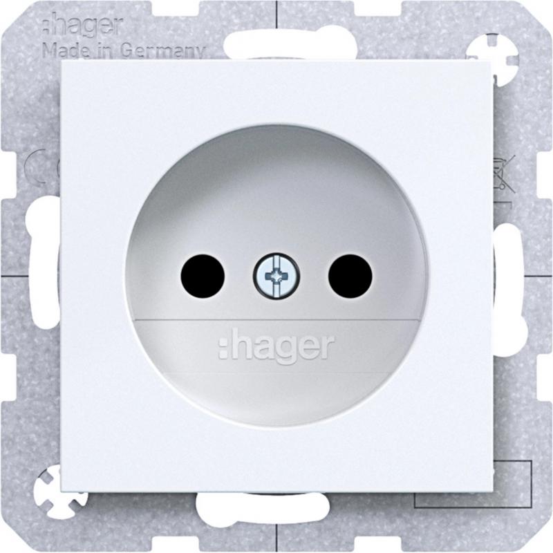 Hager Std. o. Schutzk. erh. BS Ax/Cx liweiß gl