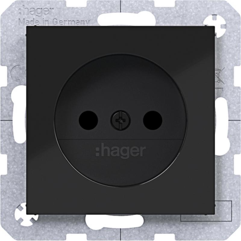 Hager Std. o. Schutzk. erh. BS Ax/Cx sw gl