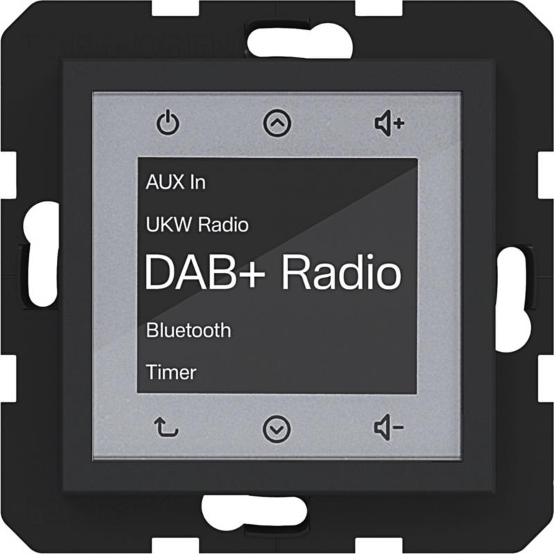 Hager Radio Touch DAB+ BT A.x/C.x schwarz ma