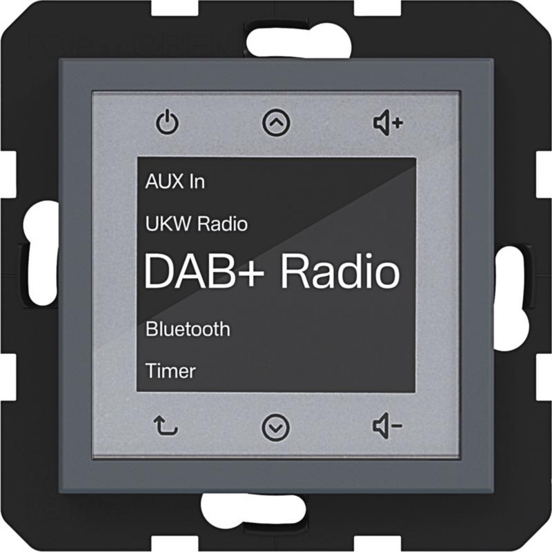 Hager Radio Touch DAB+ BT A.x/C.x ant matt