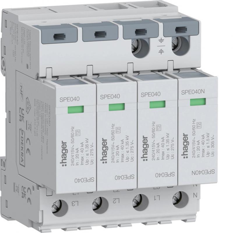 Hager Überspannungsabl 4P TNS/TT 40 kA